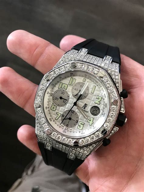 audemars piguet royal oak offshore full diamond replica|Audemars Piguet alternative.